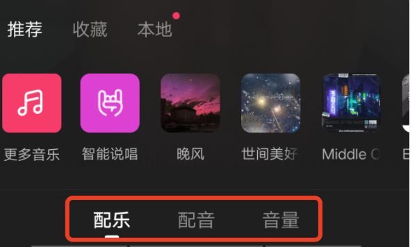 快手极速版制作视频播放时无声音