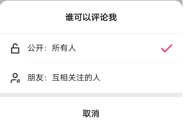 快手作品有没有不允许任何人评论？